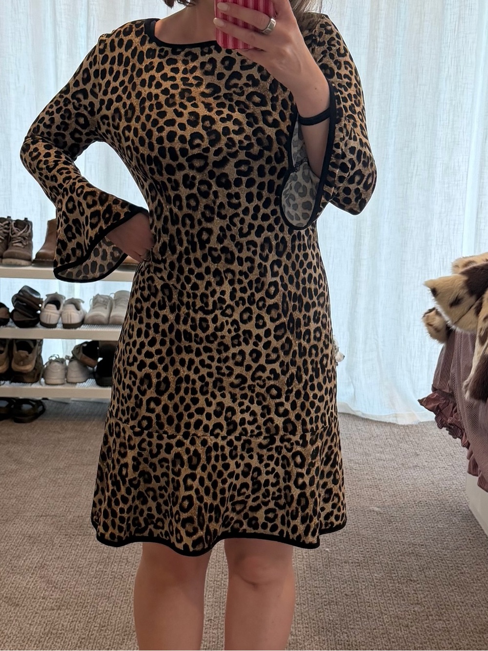 Michael Kors Leopard Print Dress Size XS